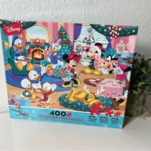 Disney Holiday Together Time Baking Xmas Cookies 400 SML Piece Puzzle Mickey